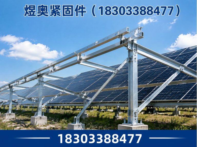 武安市光伏支架展示图